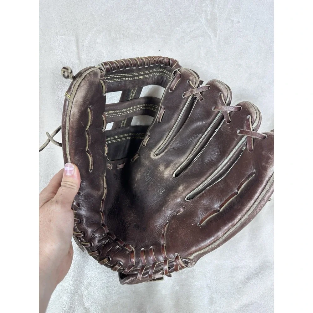 Rare Mizuno MTS-2 Super Flex Palm RHT Brown Leather Baseball Glove Mitt -